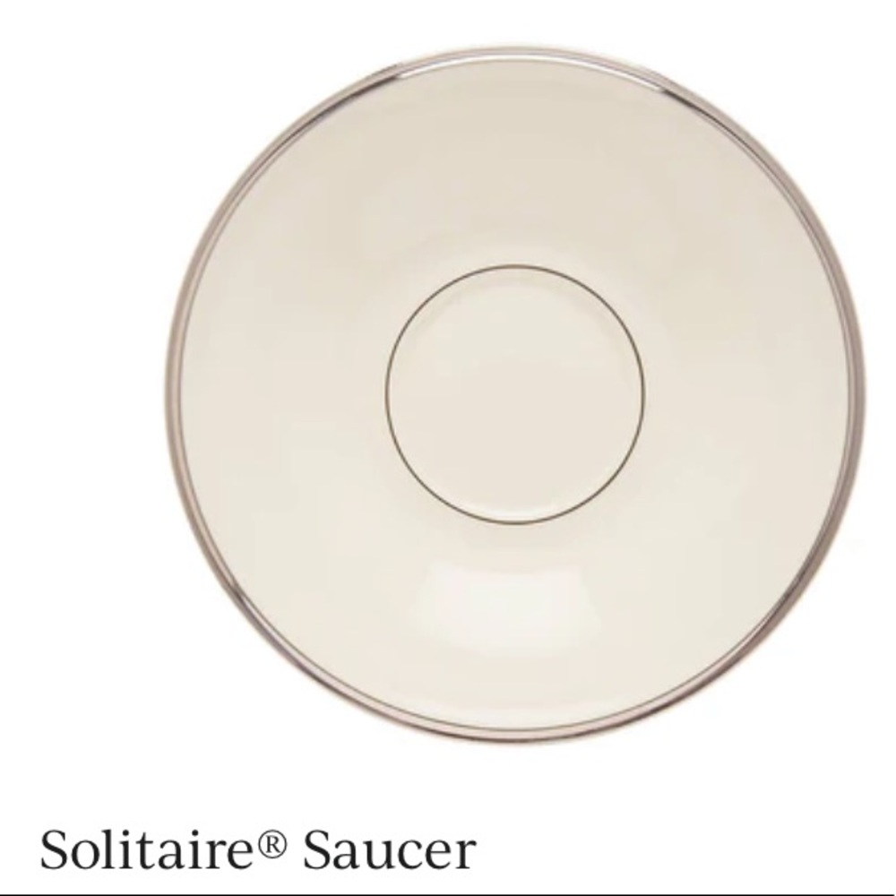 Lenox solitaire saucer